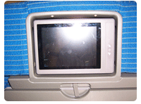 일본항공 기내 모니터