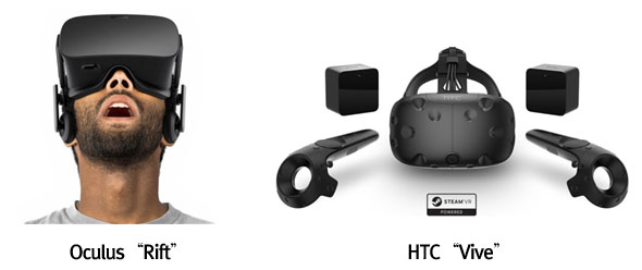 Oculus “Rift” 와 HTC “Vive” Oculus “Rift” 와 HTC “Vive”