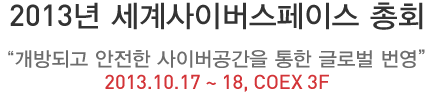 2013년 세계사이버스페이스 총회 